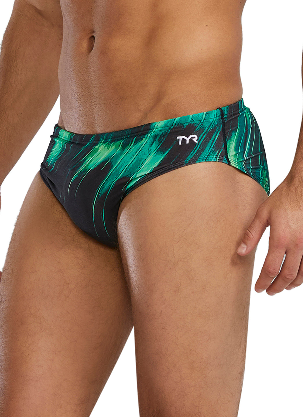 TYR Men's Cycloid Durafast Elite Brief Swimsuit