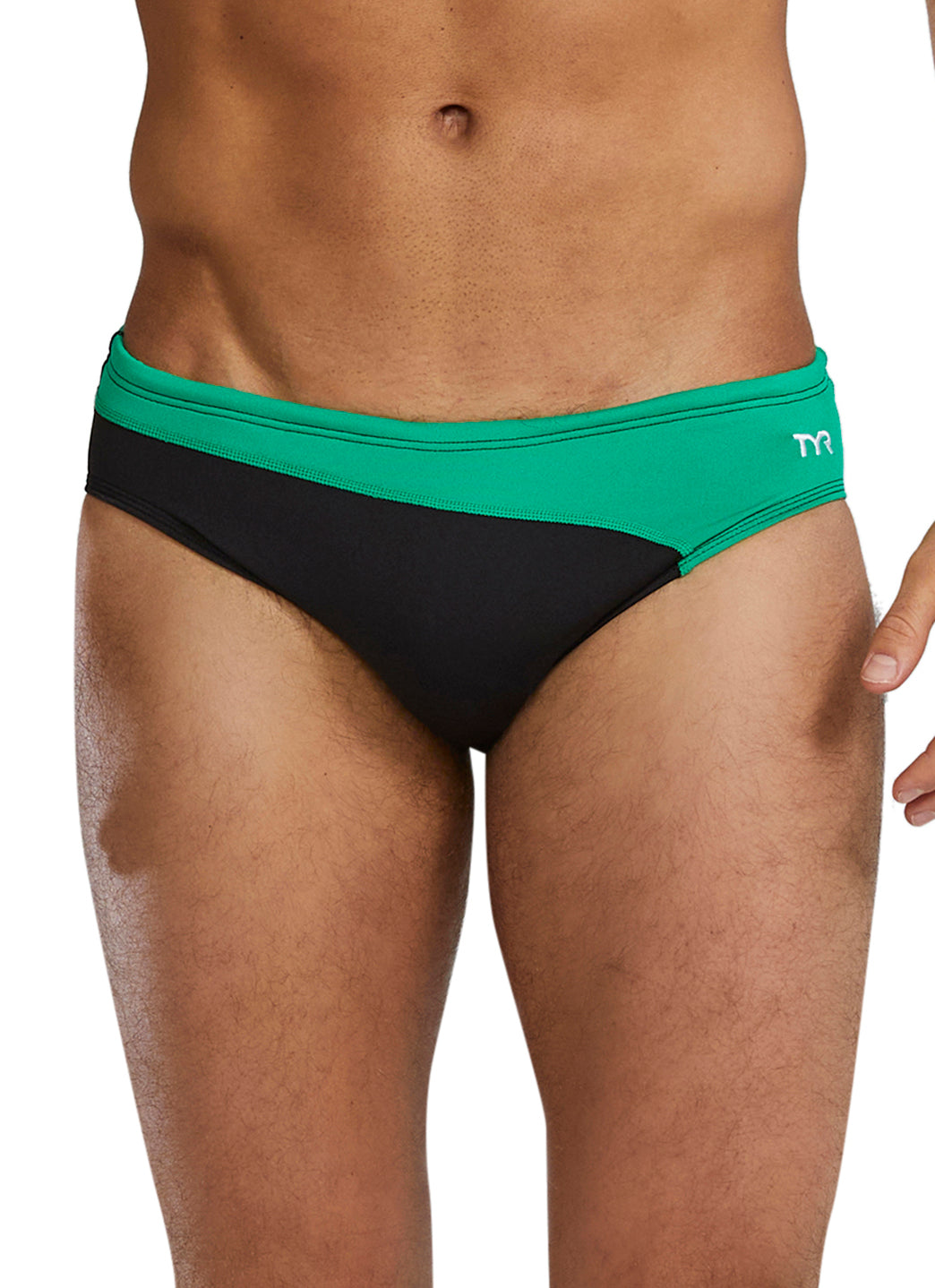 TYR Men's Vanguard Splice Durafast Elite Brief Swimsuit