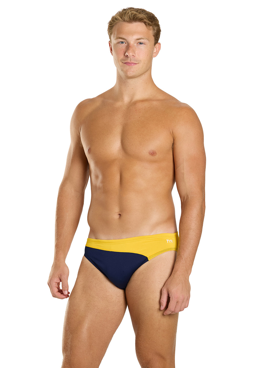 TYR Men's Vanguard Splice Durafast Elite Brief Swimsuit