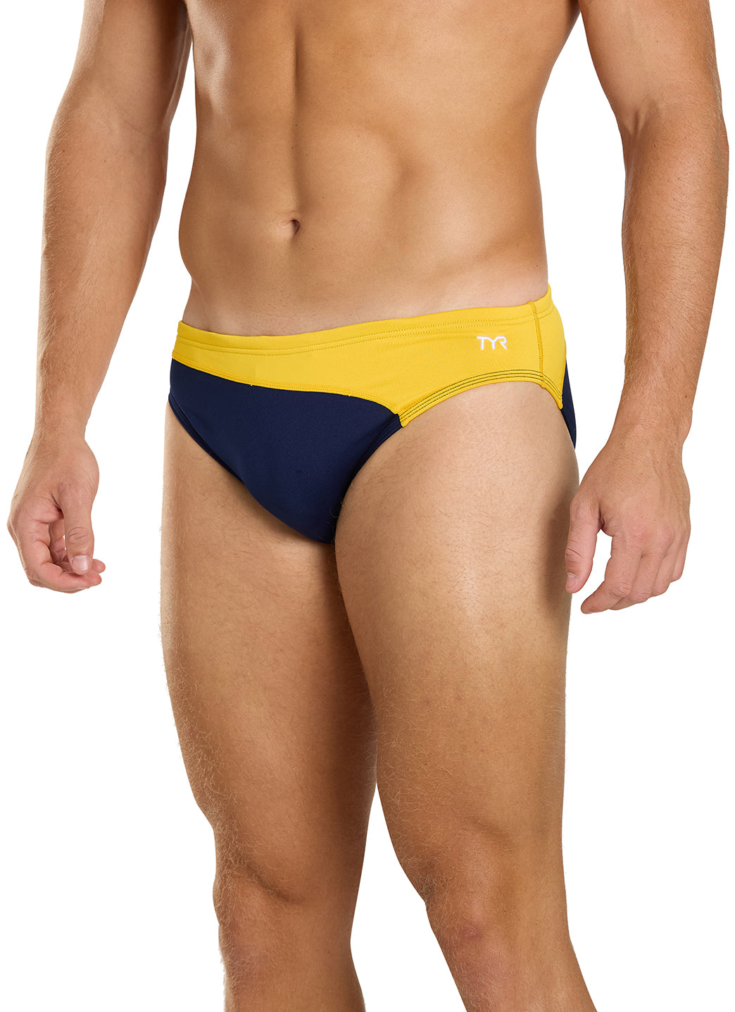 TYR Men's Vanguard Splice Durafast Elite Brief Swimsuit