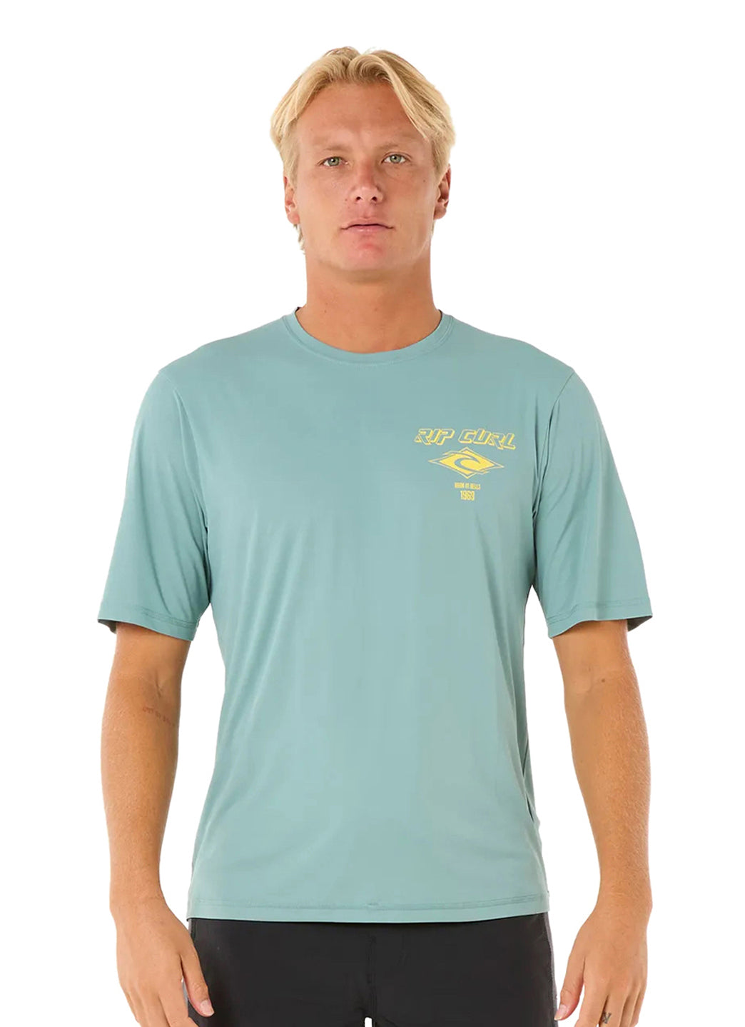 Rip Curl Men's Icons Surflite UPF Short Sleeve Surf Shirt