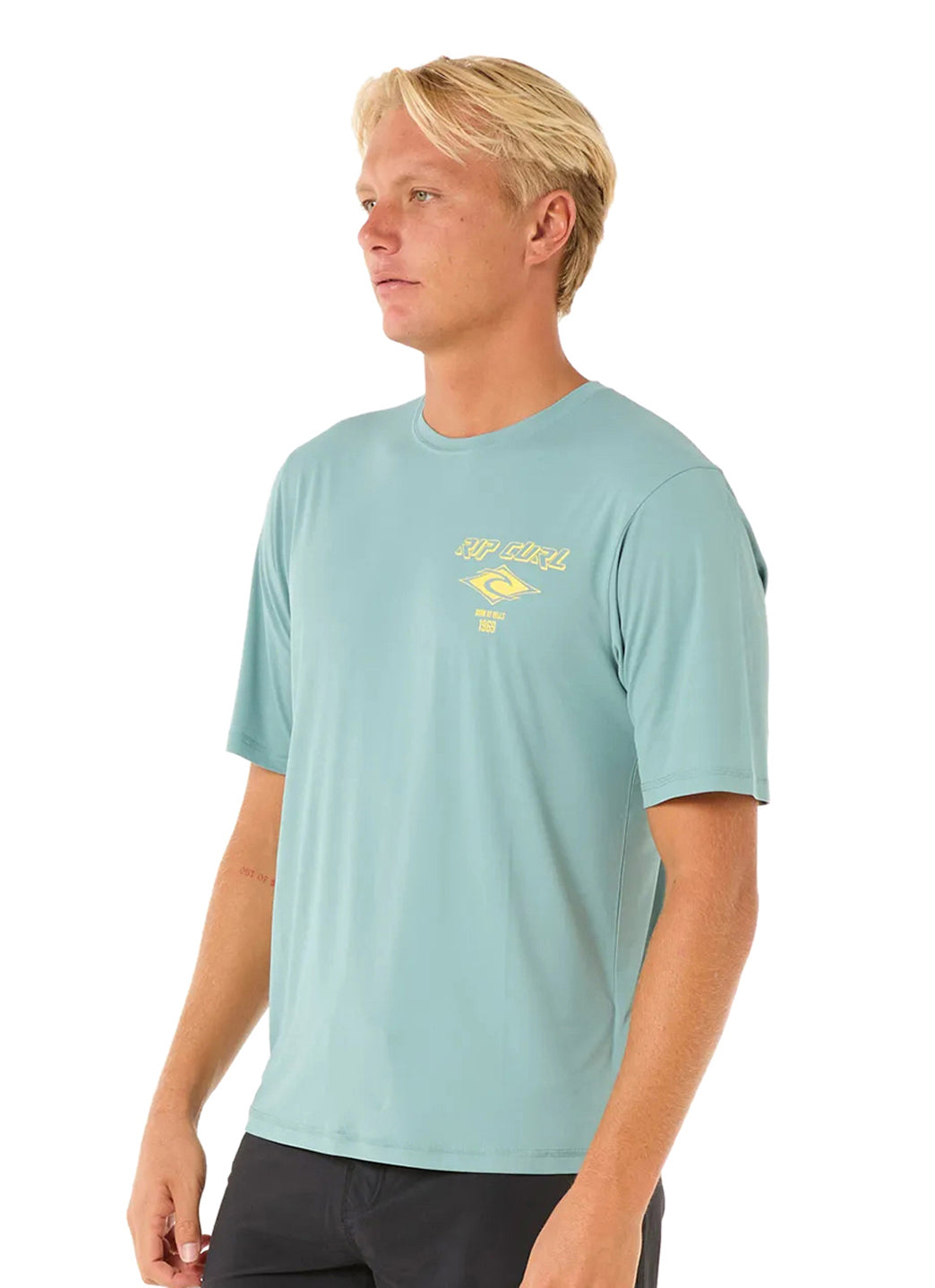 Rip Curl Men's Icons Surflite UPF Short Sleeve Surf Shirt