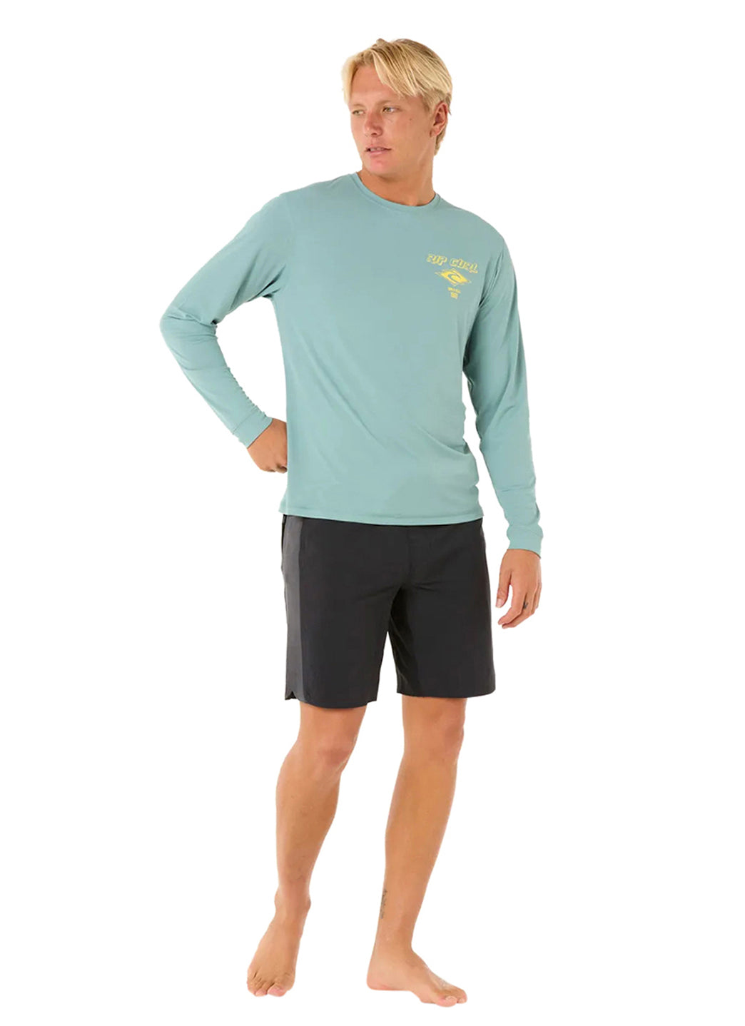 Rip Curl Men's Icons Surflite UPF Long Sleeve Surf Shirt
