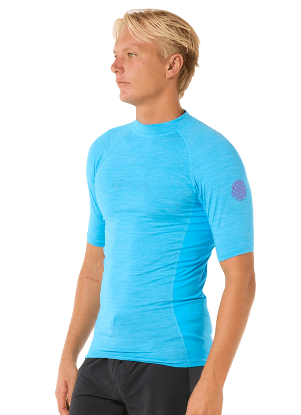 Rip Curl Men's Dawn Patrol UPF Short Sleeve Rash Guard