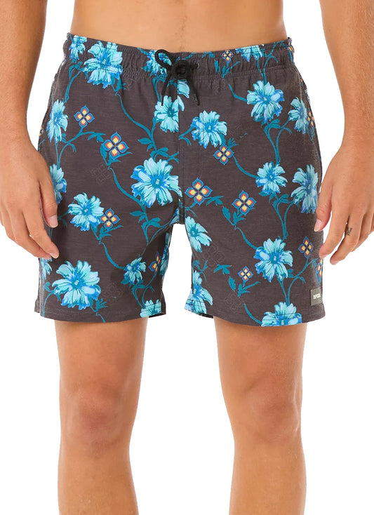 Rip Curl Men's 16" Surf Revival Floral Swim Trunks