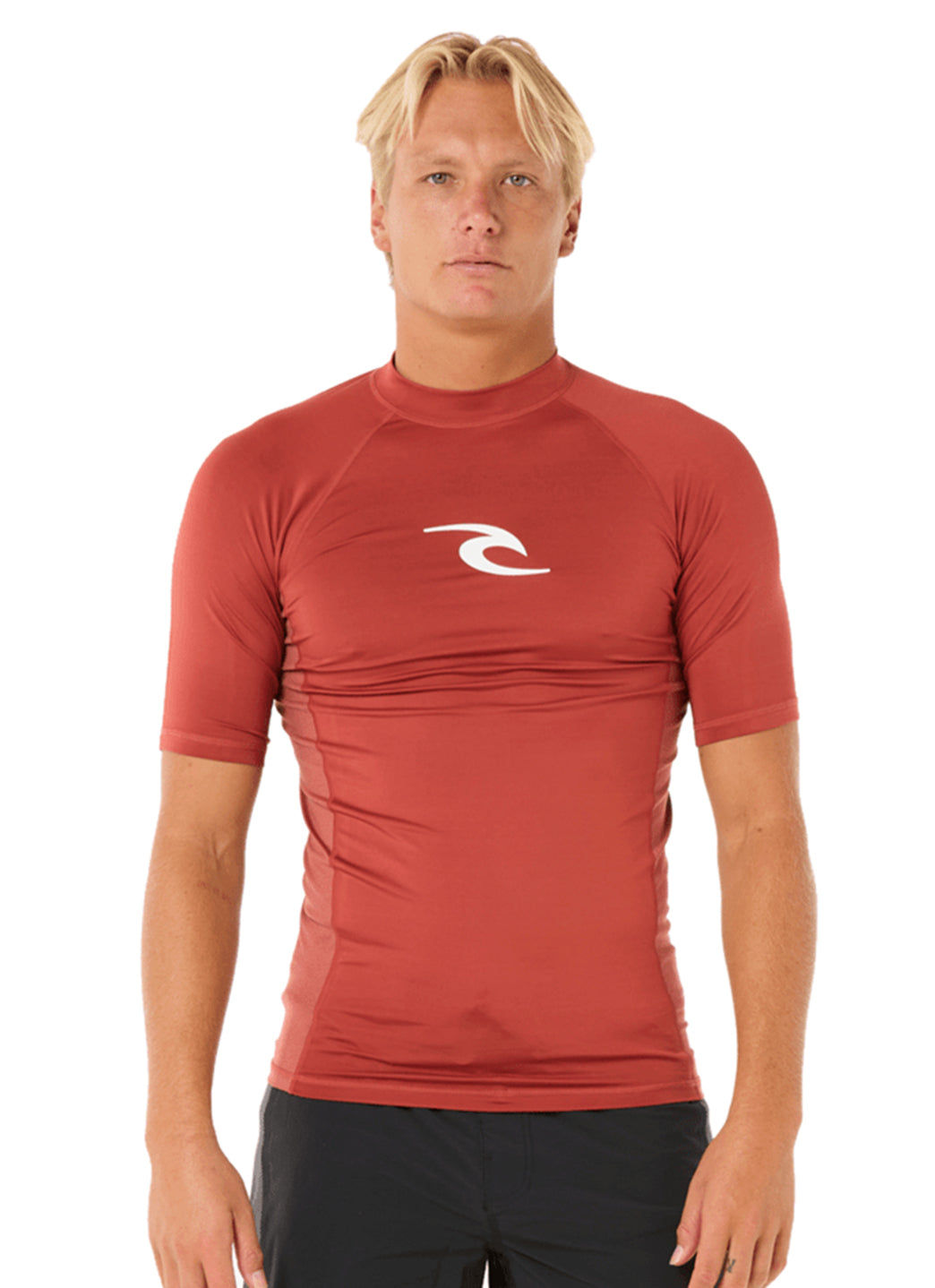 Rip Curl Men's Waves UPF Short Sleeve Rash Guard