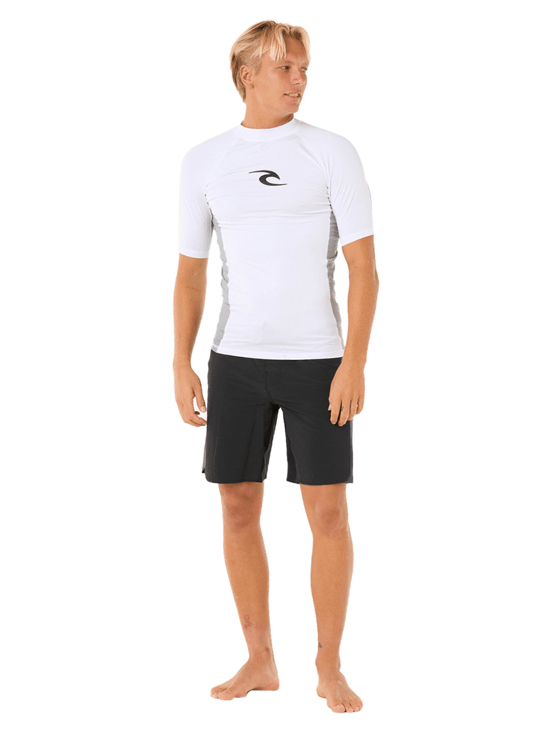 Rip Curl Men's Waves UPF Short Sleeve Rash Guard