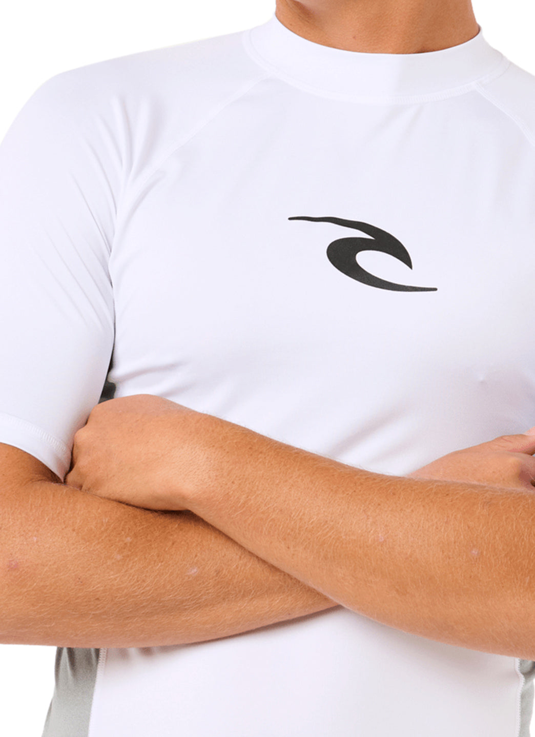 Rip Curl Men's Waves UPF Short Sleeve Rash Guard