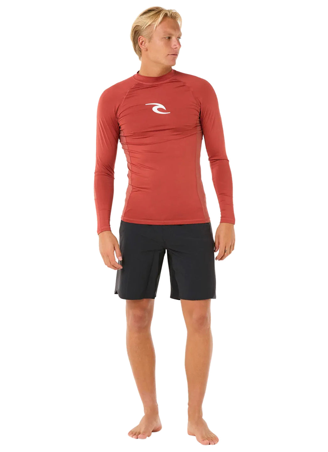 Rip Curl Men's Waves UPF Long Sleeve Rash Guard