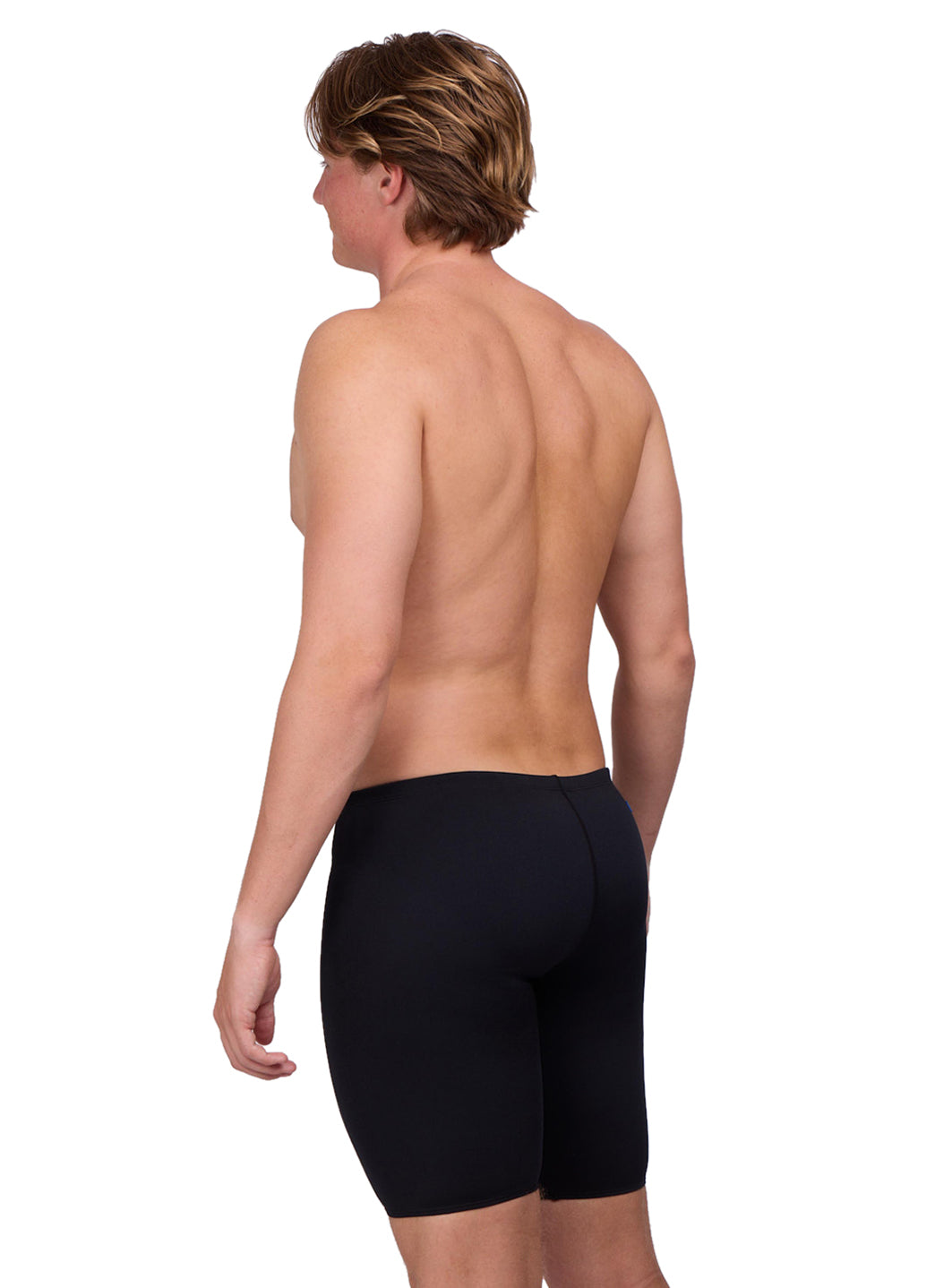JOLYN Men's Solid Jammer Swimsuit