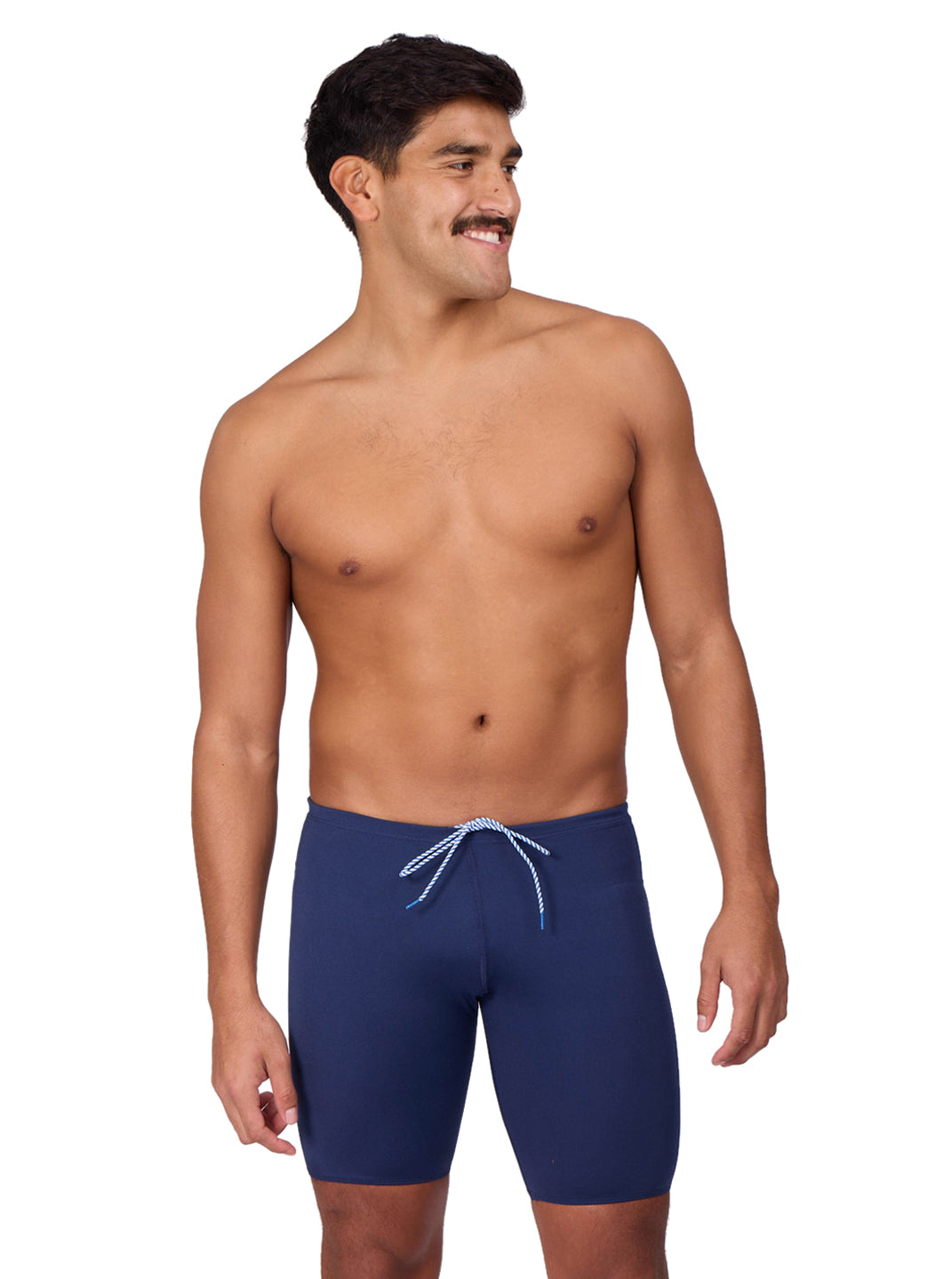 JOLYN Men's Solid Jammer Swimsuit