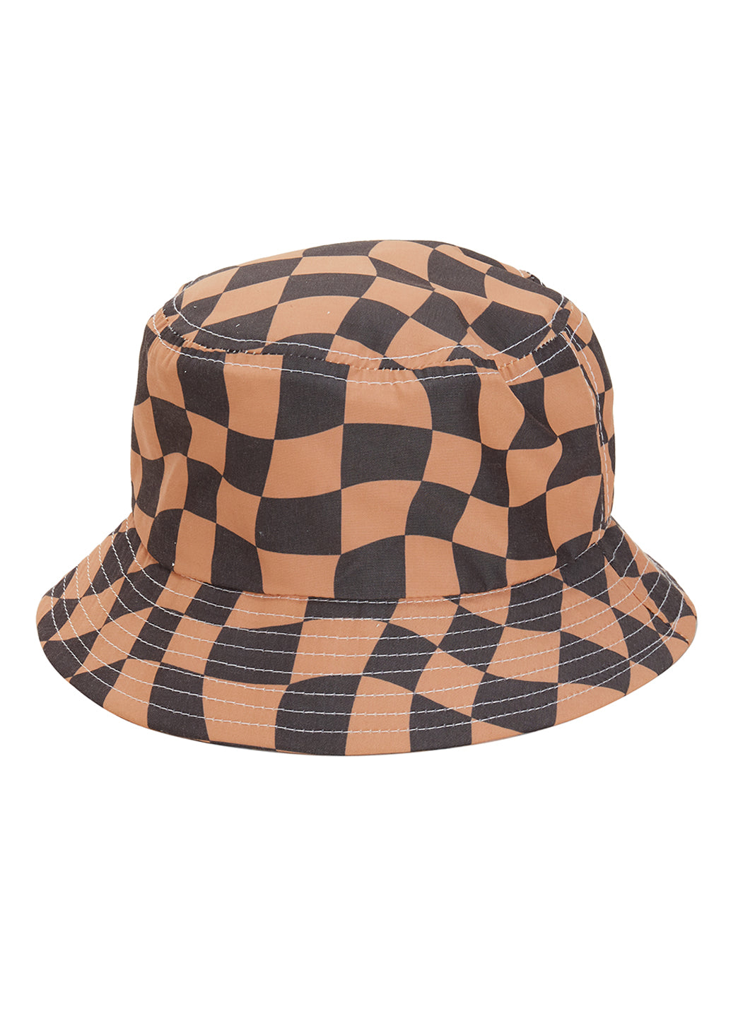 Seaesta Surf Kids' Wavy Checks Bucket Hat