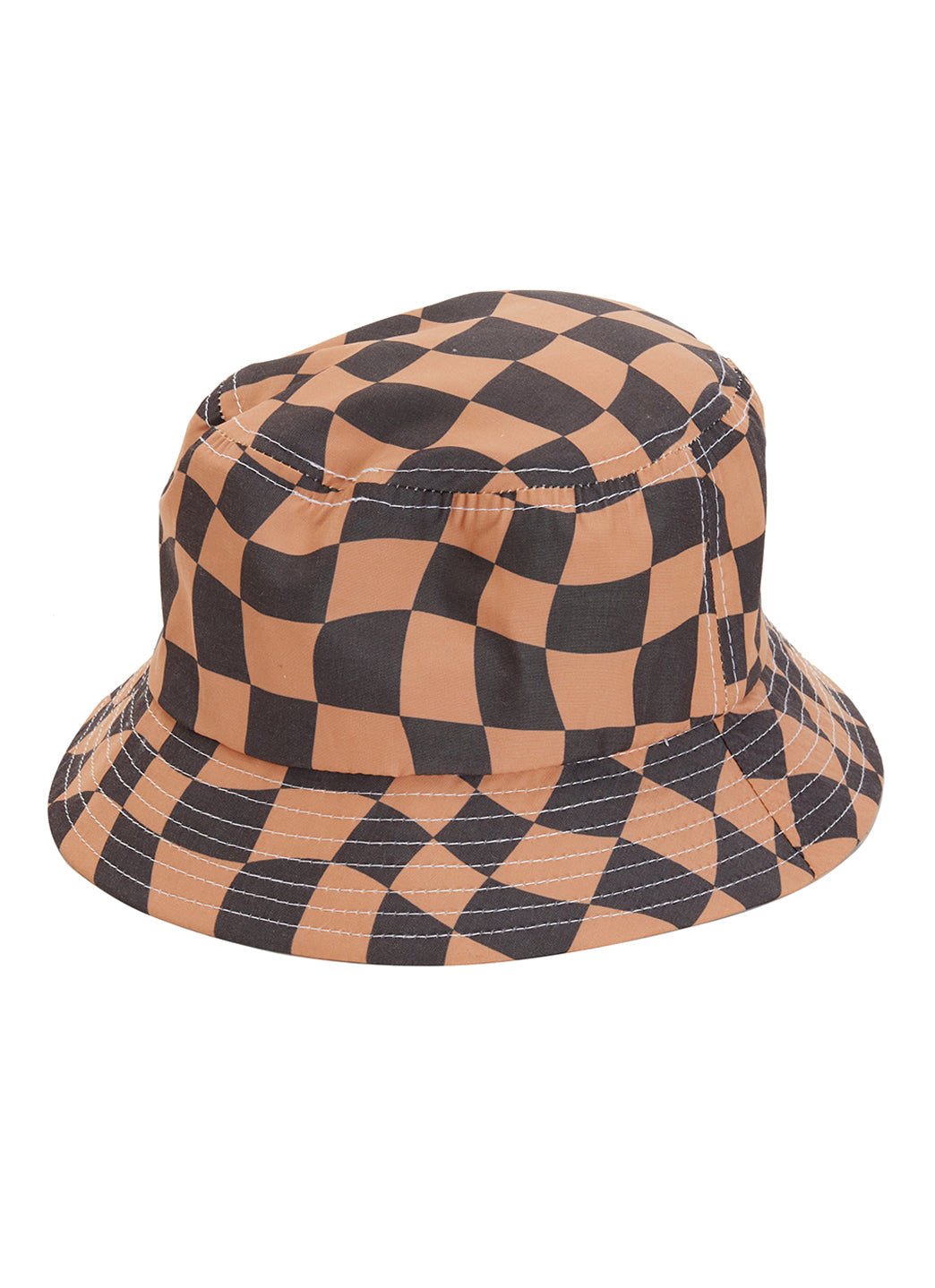 Seaesta Surf Kids' Wavy Checks Bucket Hat