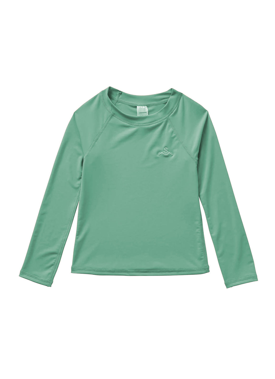 Seaesta Surf Girls' Youth Solid Long Sleeve Rash Guard (Big Kid)