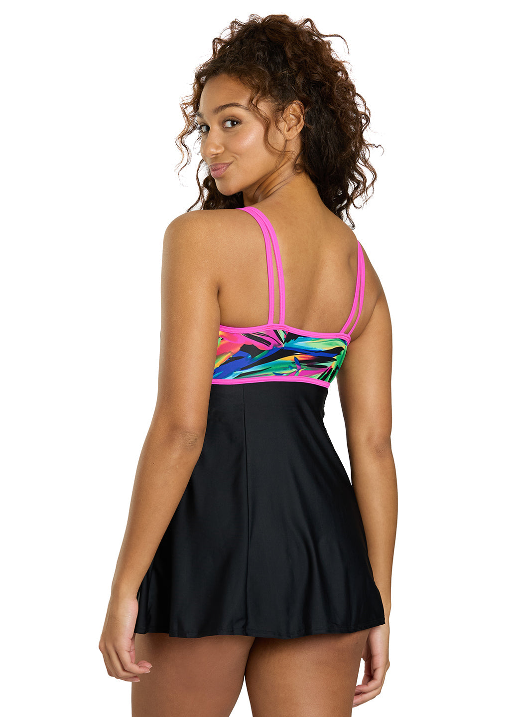 Waterpro Women's Print Radiant Soft Cup Swim Dress