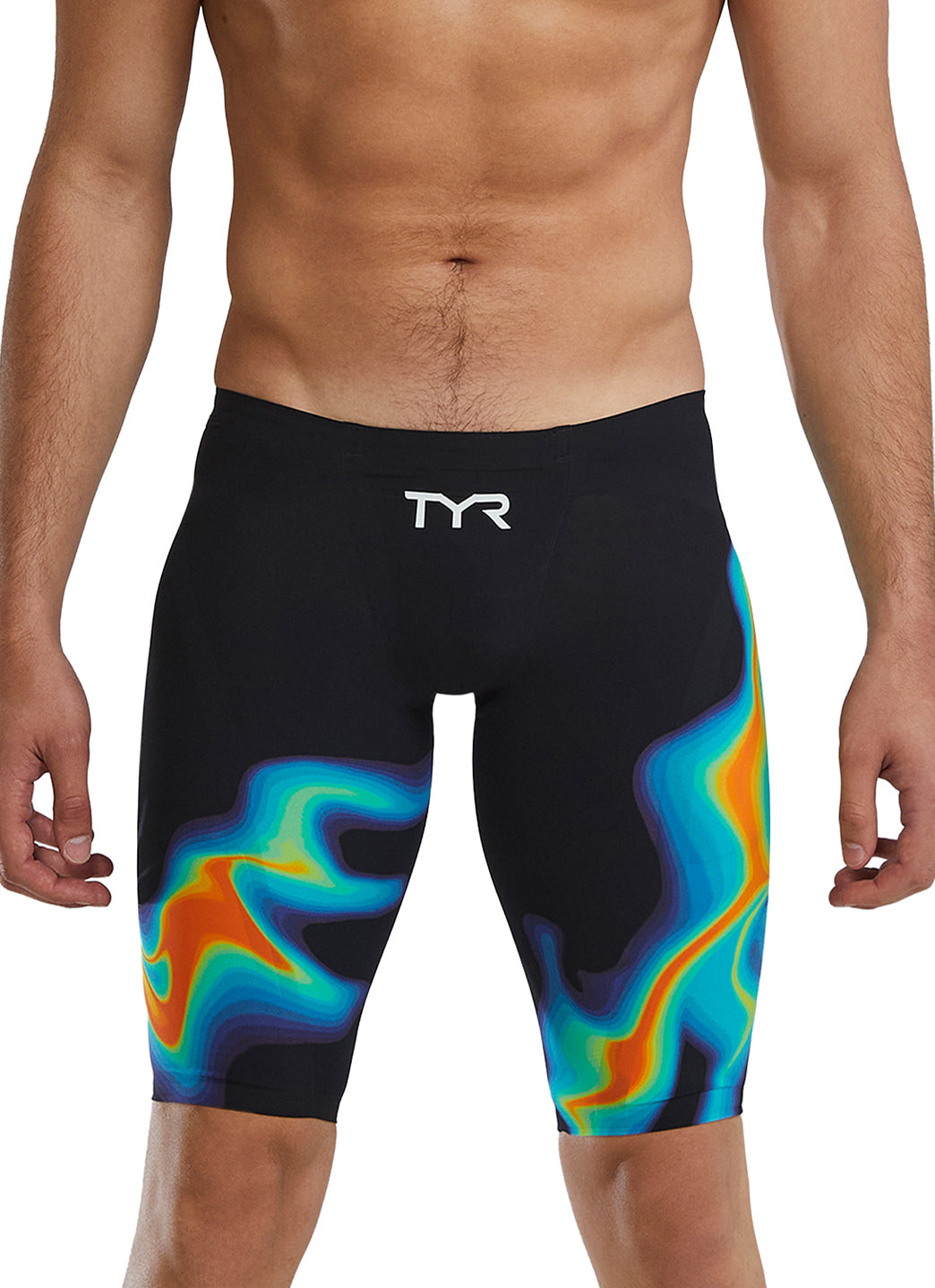 TYR Men's Venzo Infrared  Jammer Tech Suit Swimsuit