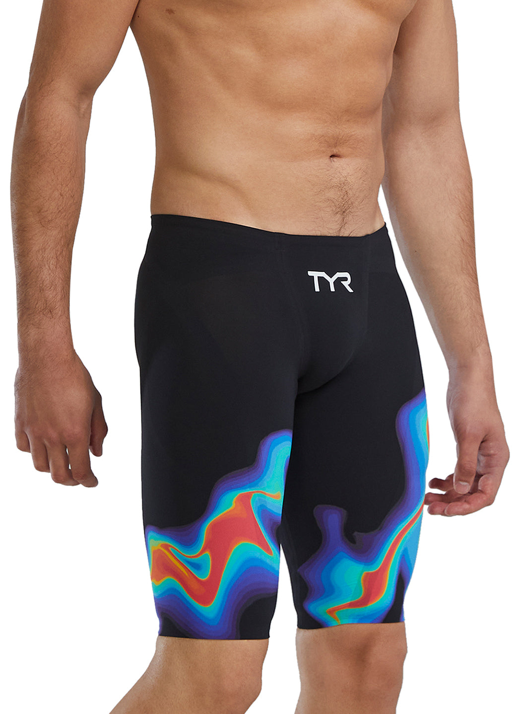 TYR Men's Venzo Infrared  Jammer Tech Suit Swimsuit