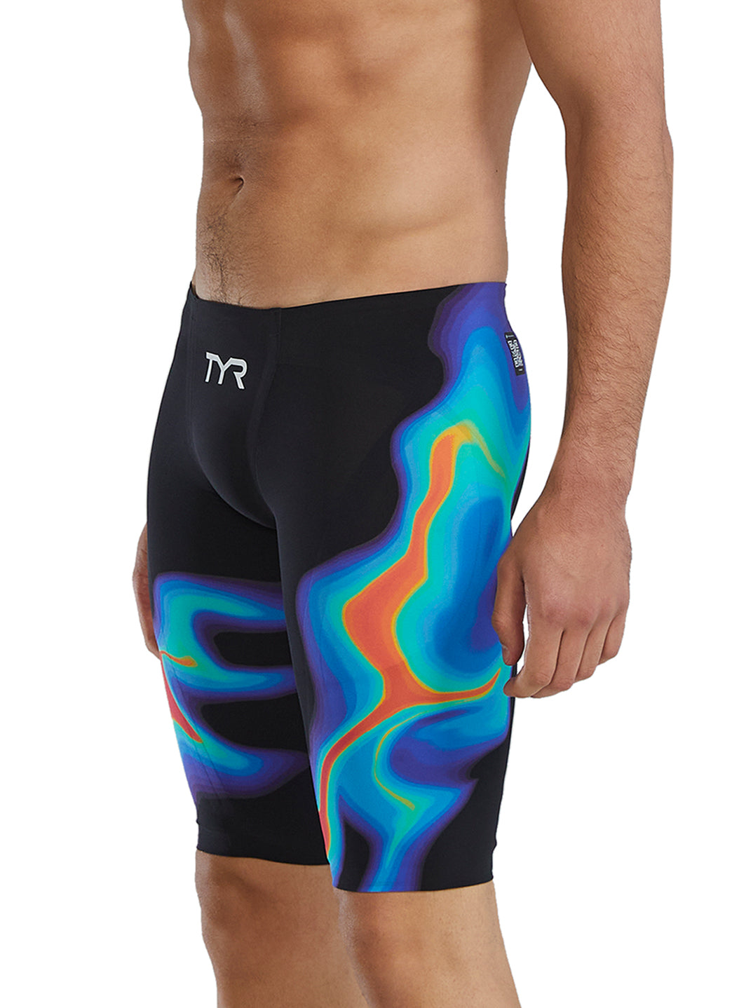 TYR Men's Venzo Infrared  Jammer Tech Suit Swimsuit