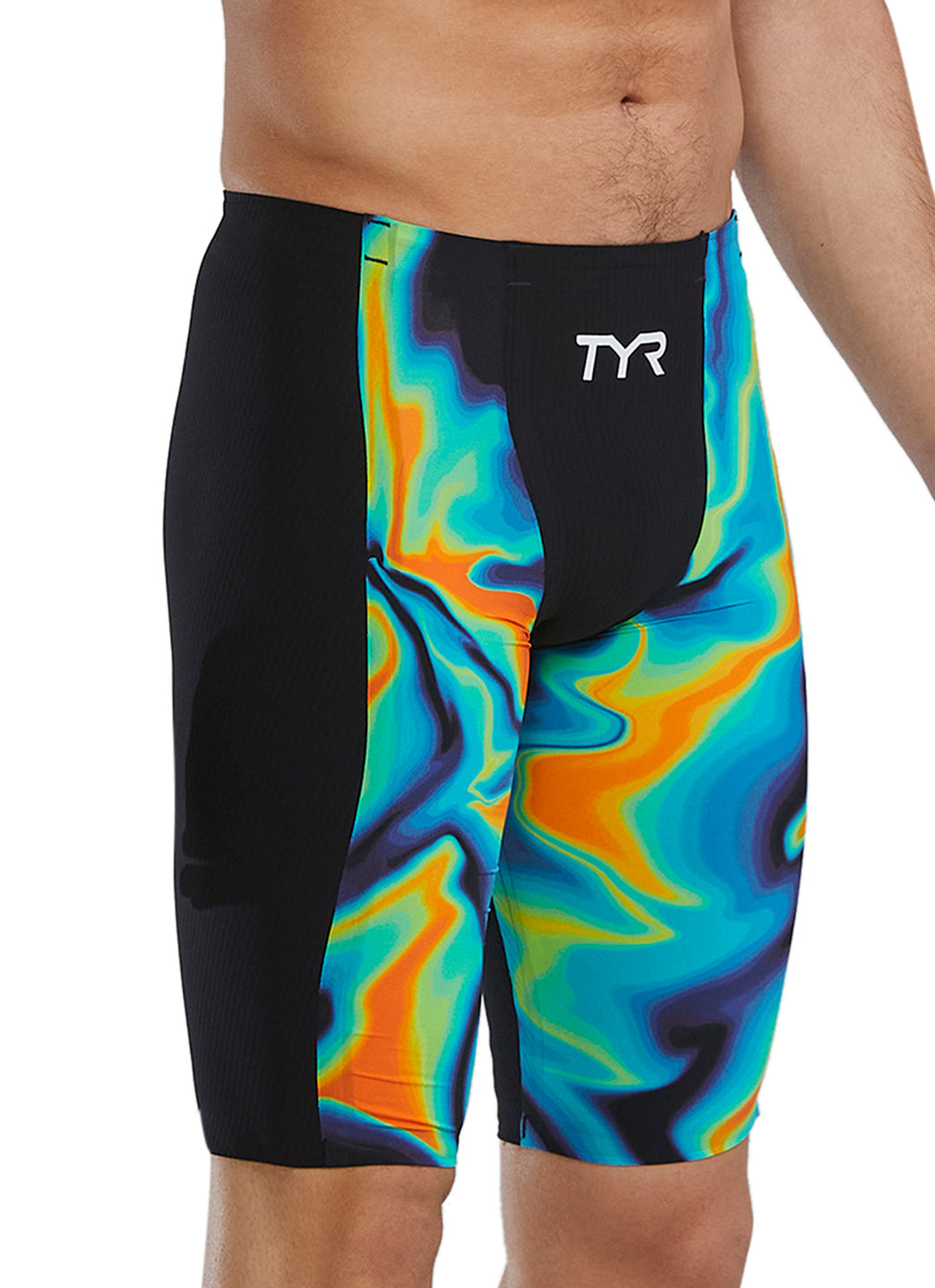 TYR Men's Shockwave Infrared High Waist Jammer Tech suit Swimsuit