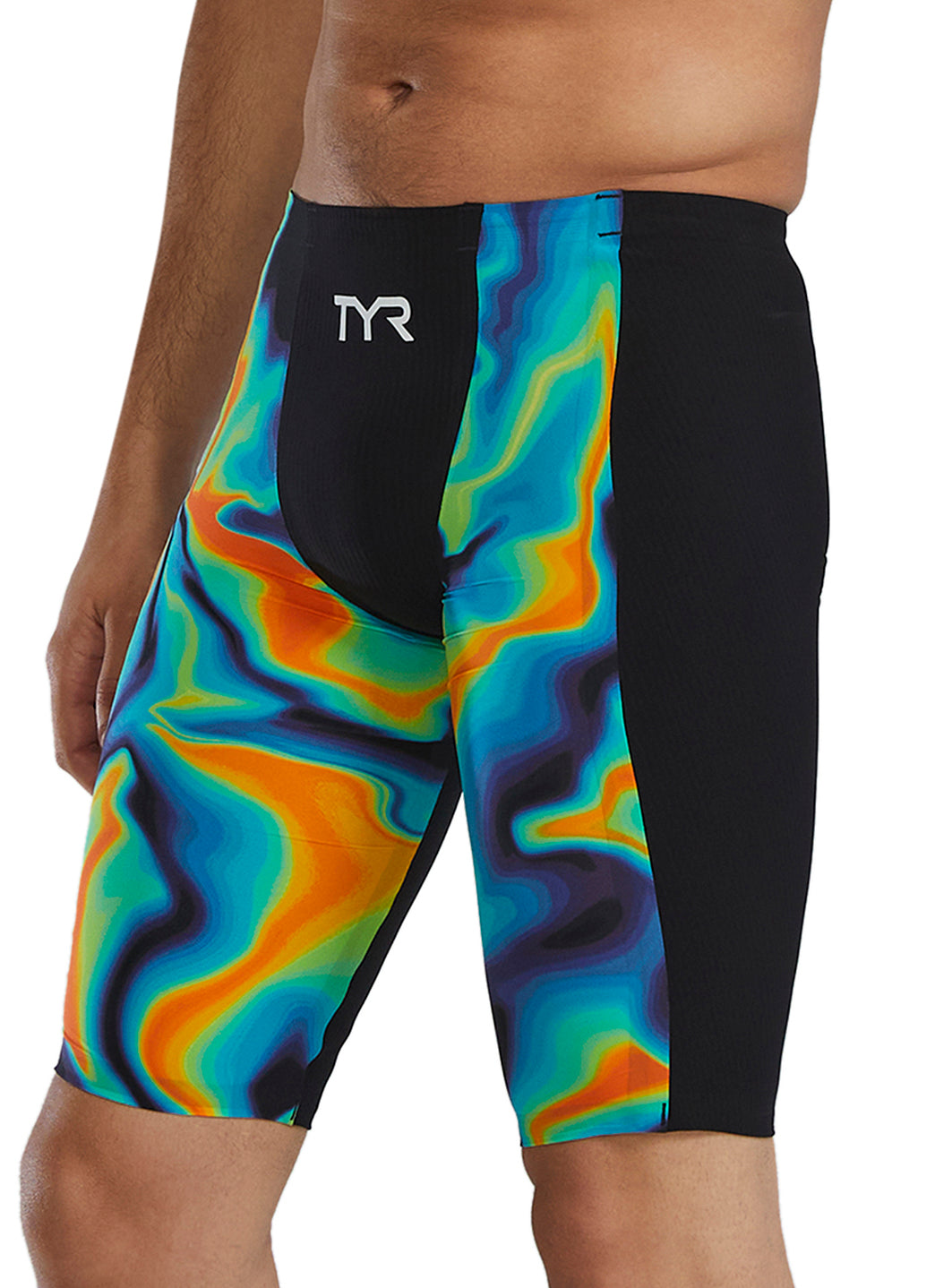 TYR Men's Shockwave Infrared High Waist Jammer Tech suit Swimsuit