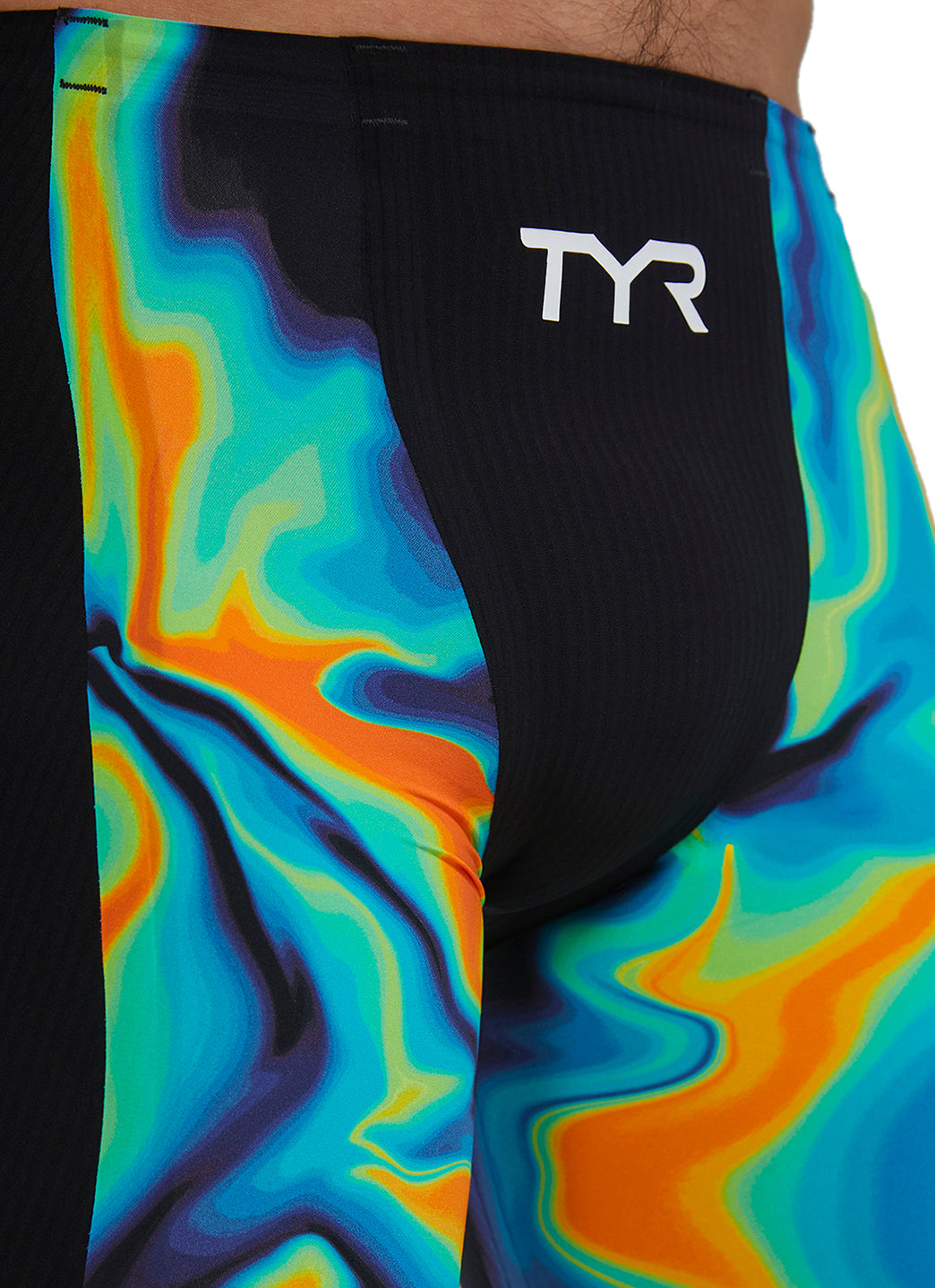 TYR Men's Shockwave Infrared High Waist Jammer Tech suit Swimsuit