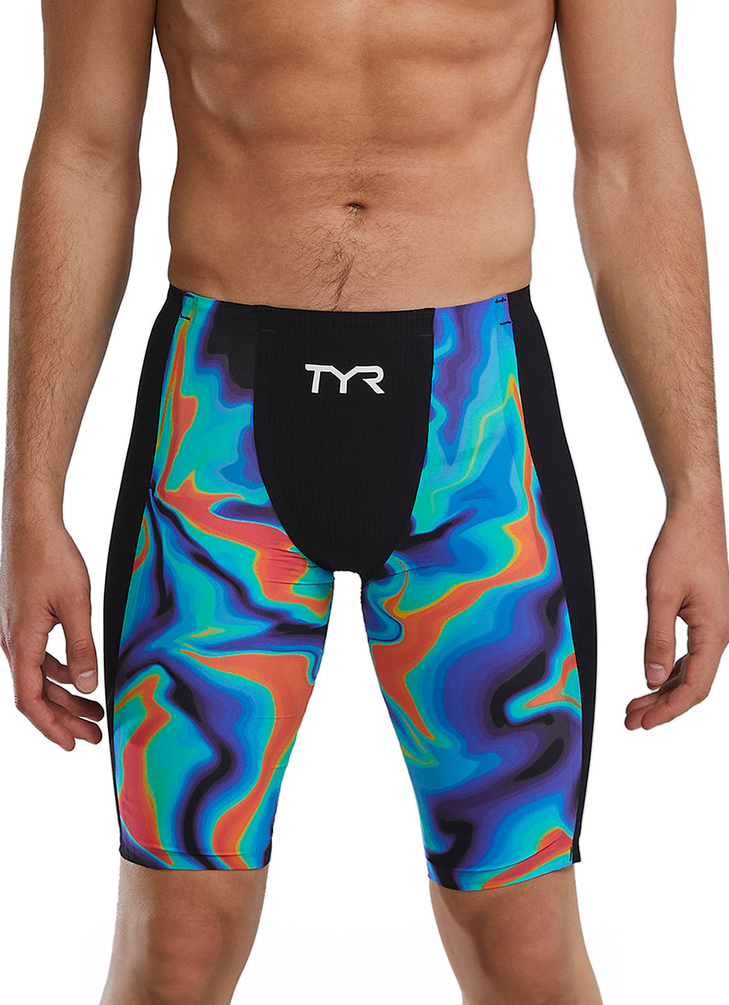 TYR Men's Shockwave Infrared High Waist Jammer Tech suit Swimsuit
