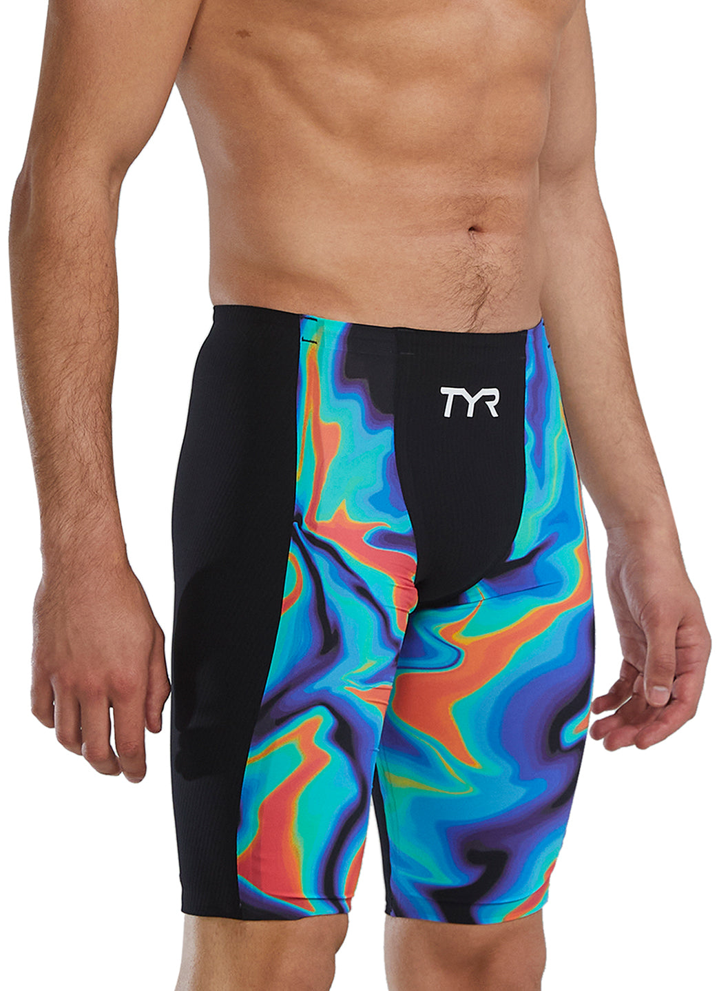 TYR Men's Shockwave Infrared High Waist Jammer Tech suit Swimsuit