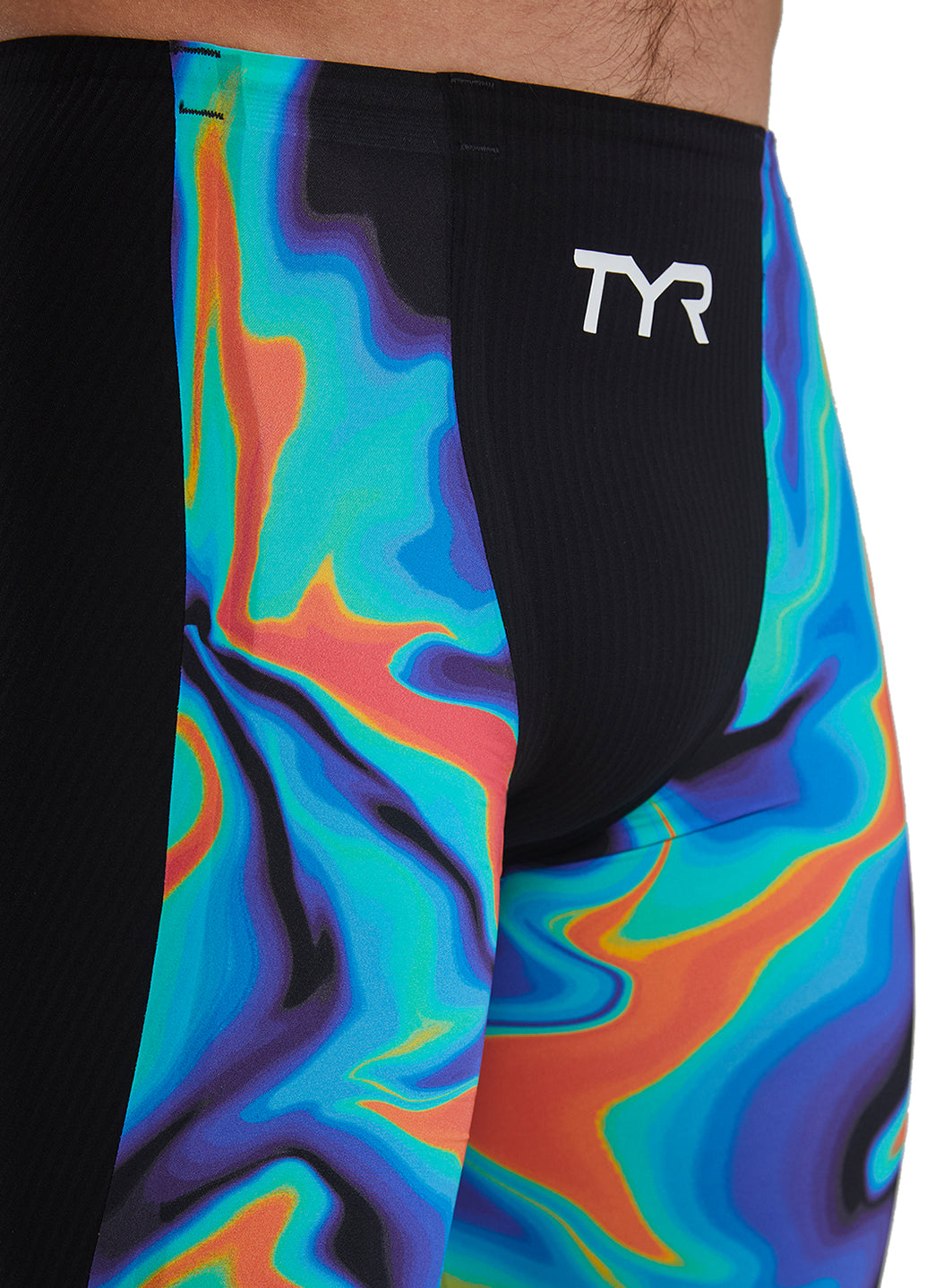 TYR Men's Shockwave Infrared High Waist Jammer Tech suit Swimsuit