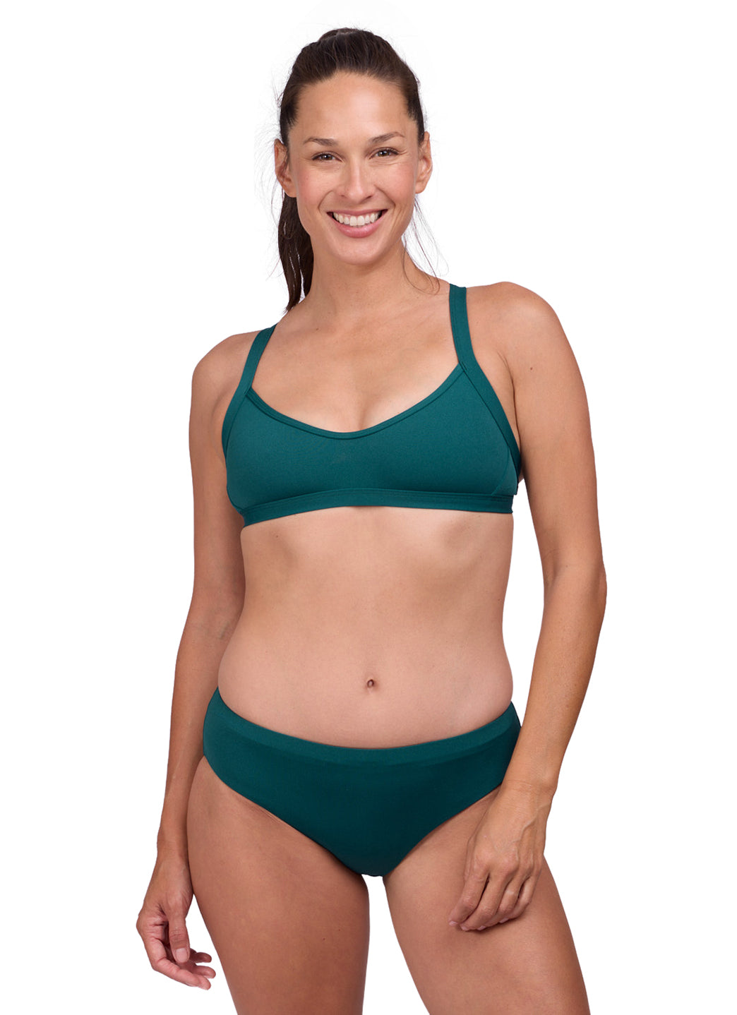 JOLYN Women's Pam Solid Bikini Bottom