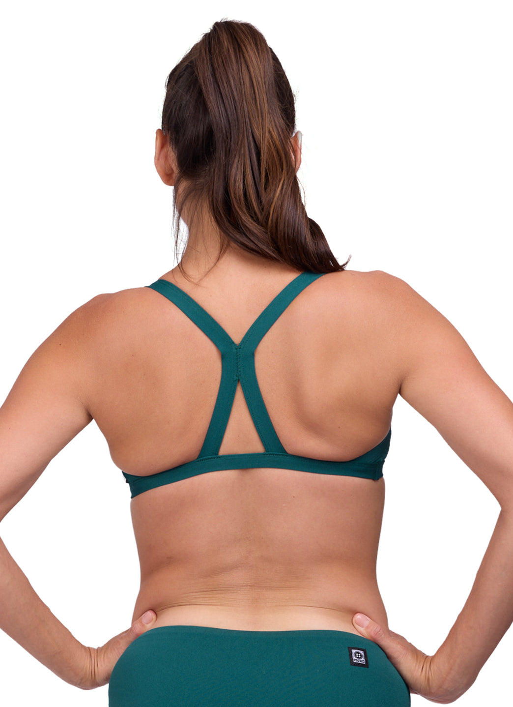 JOLYN Women's Kathleen Solid Bikini Top