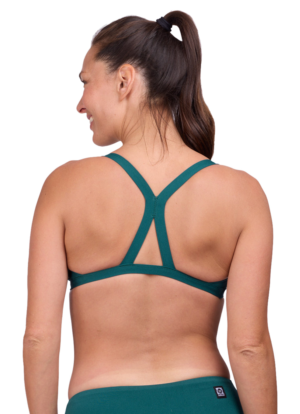 JOLYN Women's Kathleen Solid Bikini Top