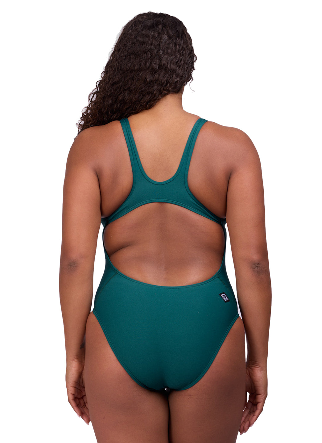 JOLYN Women's Betty Solid One Piece Swimsuit