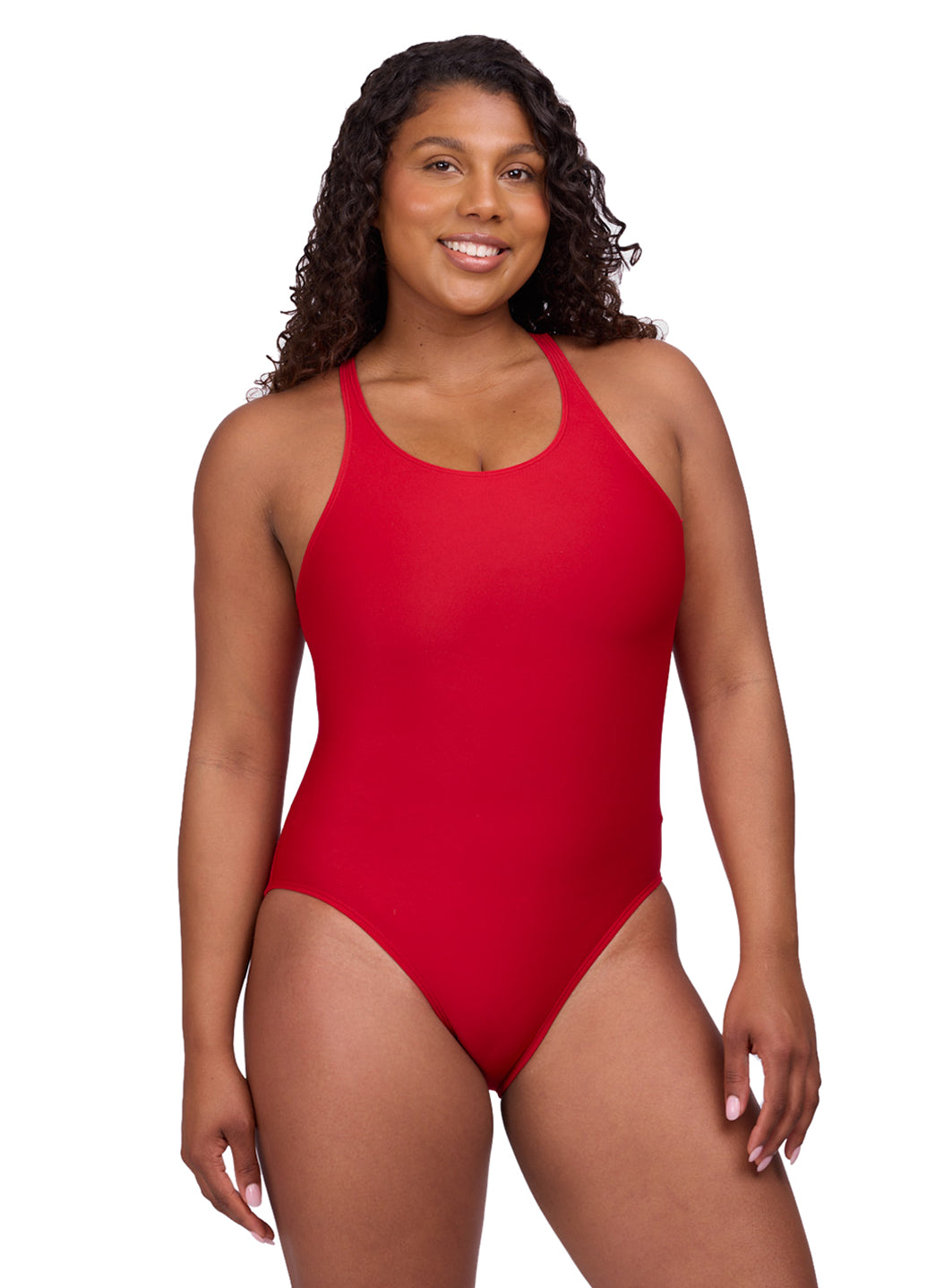 JOLYN Women's Nancy Solid One Piece Swimsuit