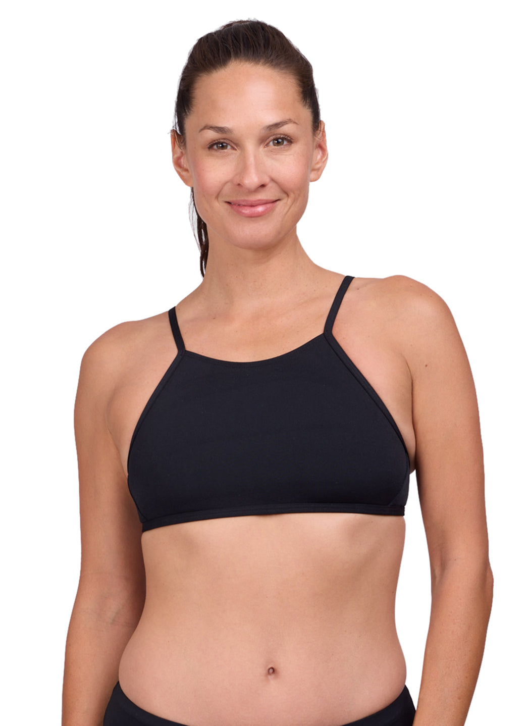 JOLYN Women's Ruth Solid Bikini Top