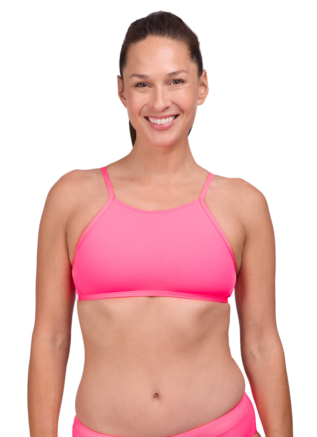 JOLYN Women's Ruth Solid Bikini Top