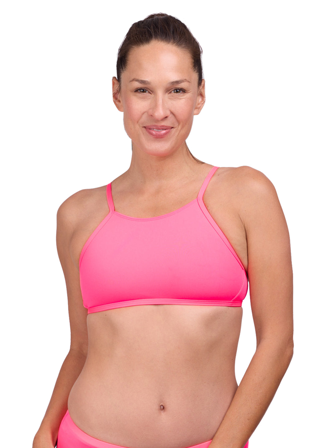 JOLYN Women's Ruth Solid Bikini Top
