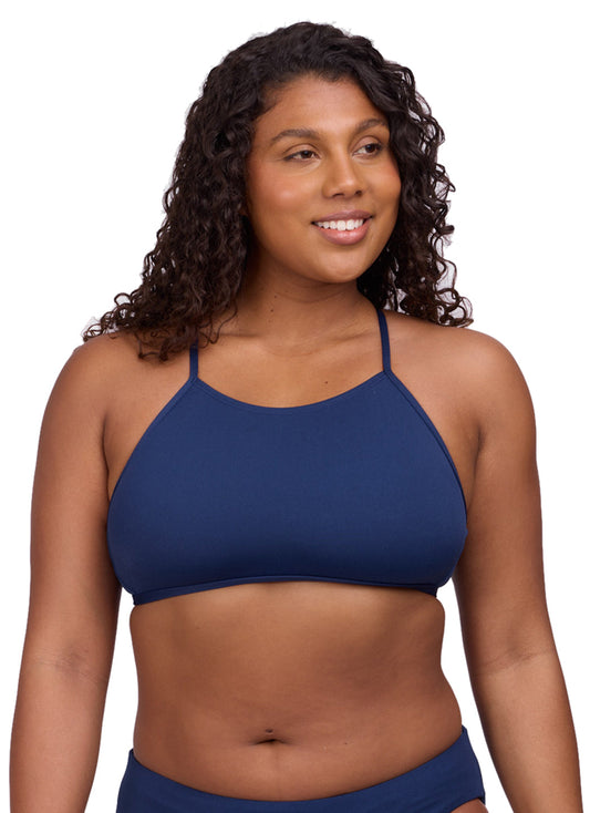 JOLYN Women's Ruth Solid Bikini Top