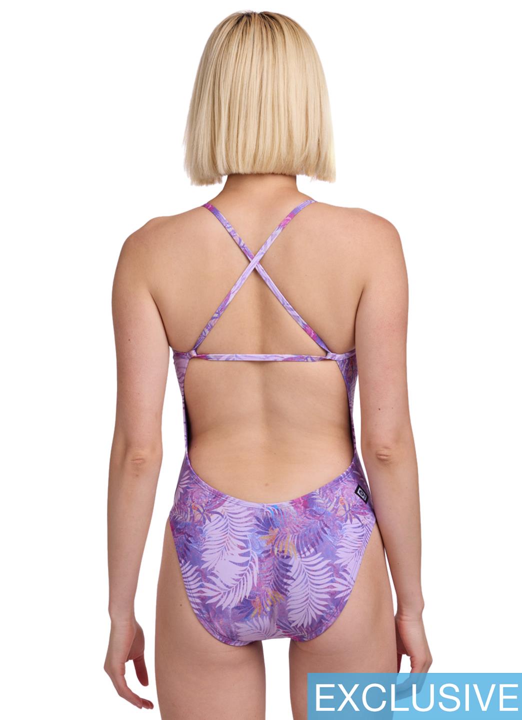 JOLYN Women's Brandon 2 Night Palm One Piece Swimsuit