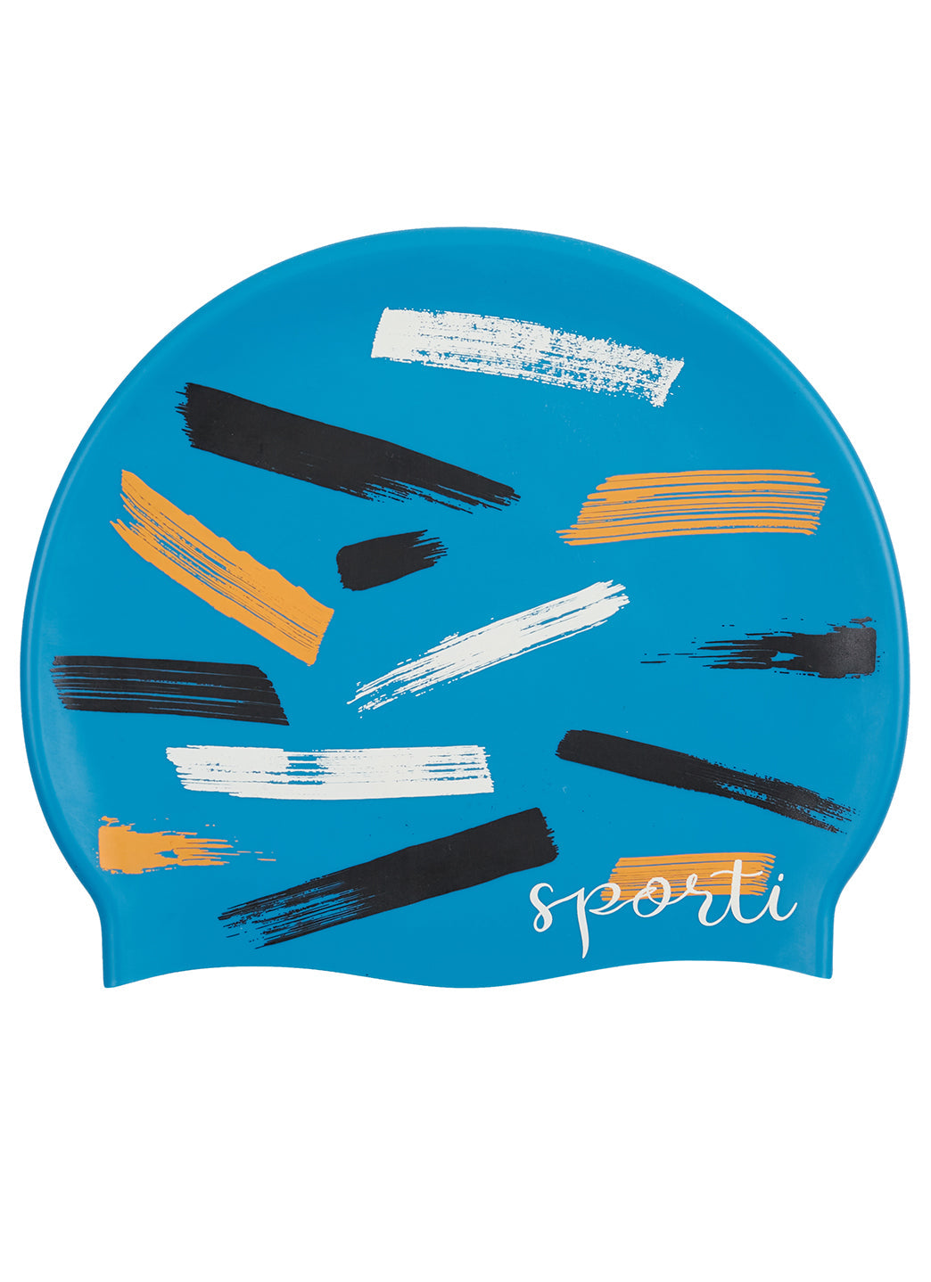 Sporti Paint Splash Silicone Swim Cap