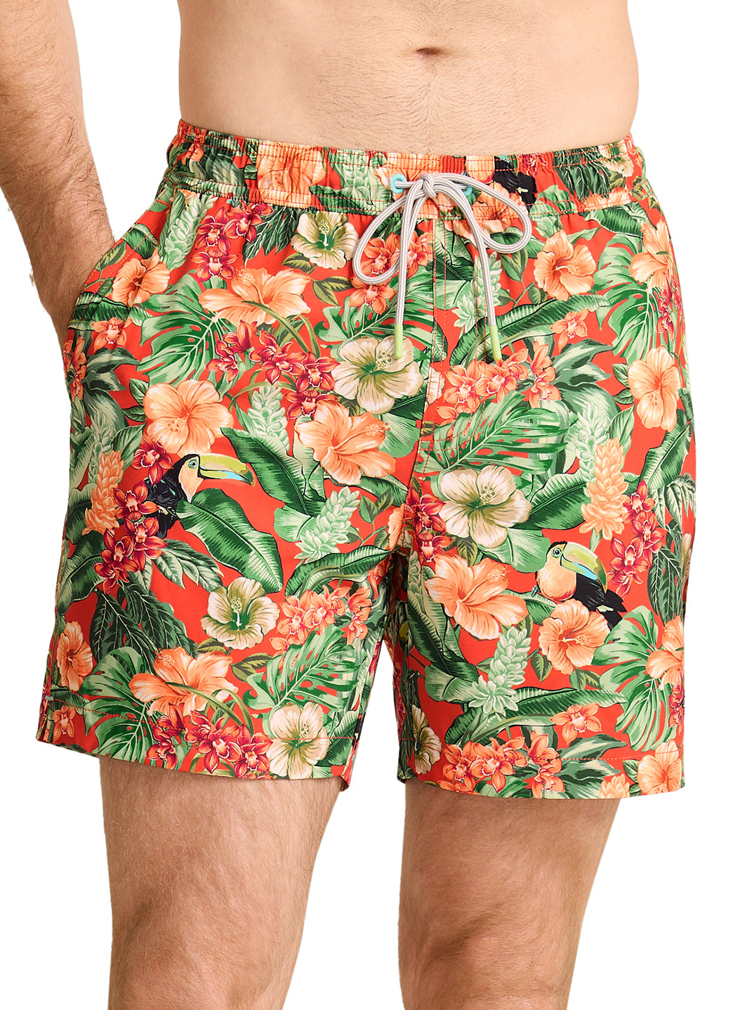 Tommy Bahama Men's Naples Toucan Paradise 6" Inseam Swim Trunks