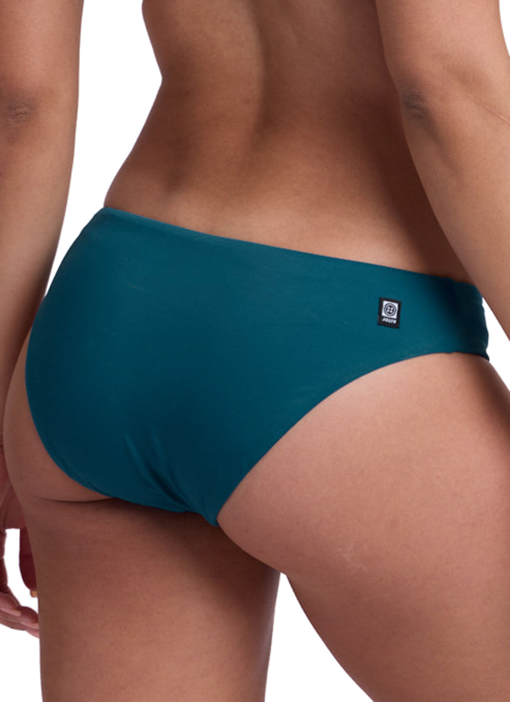 JOLYN Women's Solid Valle Moderate Bikini Bottom