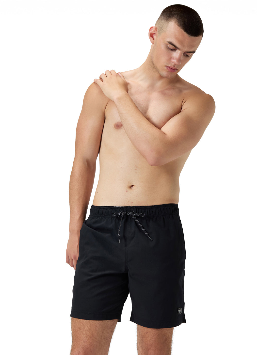 Speedo Men's Solid Redondo 18" Volley Swim Trunks