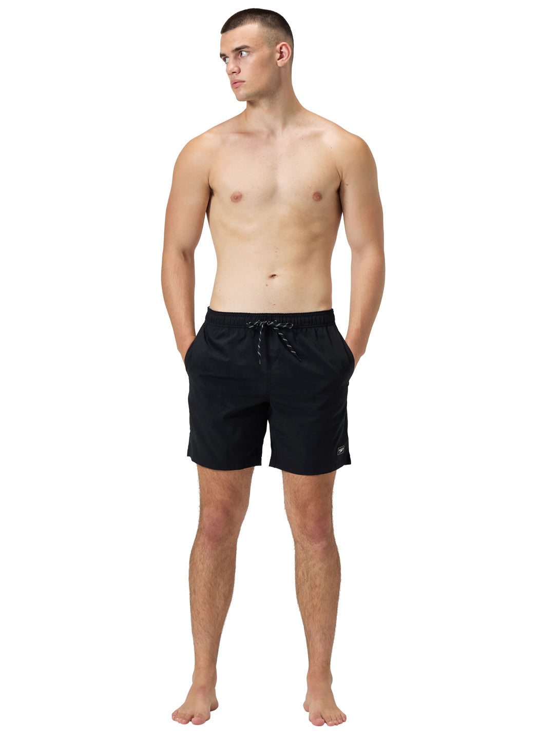 Speedo Men's Solid Redondo 18" Volley Swim Trunks