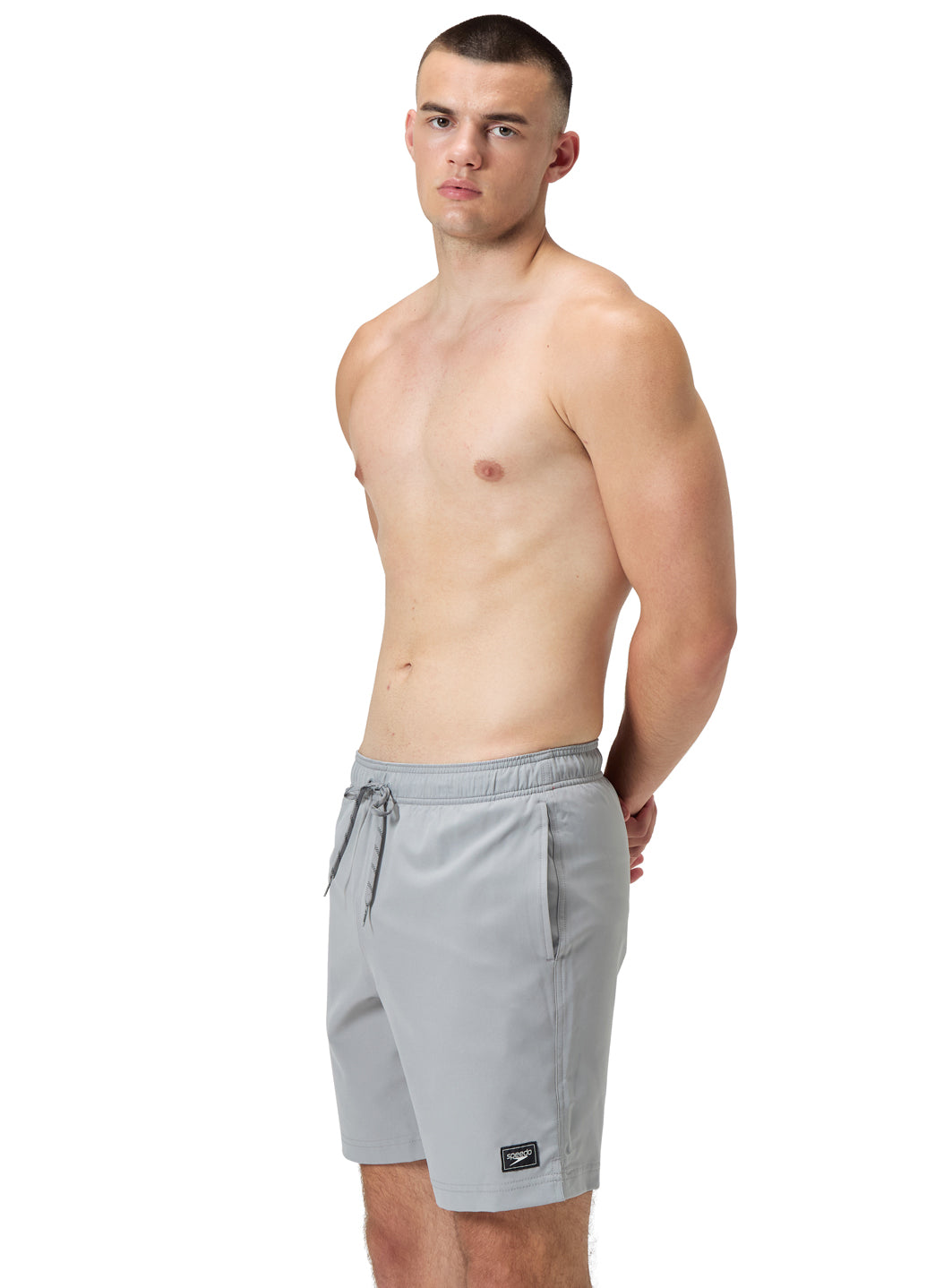 Speedo Men's Solid Redondo 18" Volley Swim Trunks