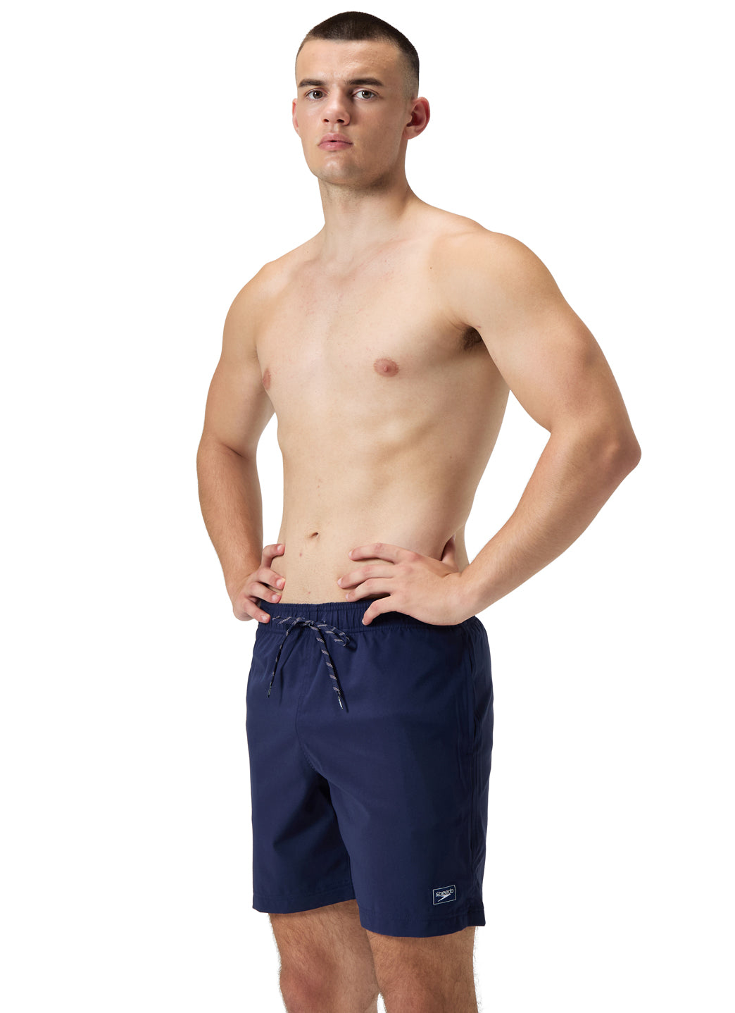 Speedo Men's Solid Redondo 18" Volley Swim Trunks