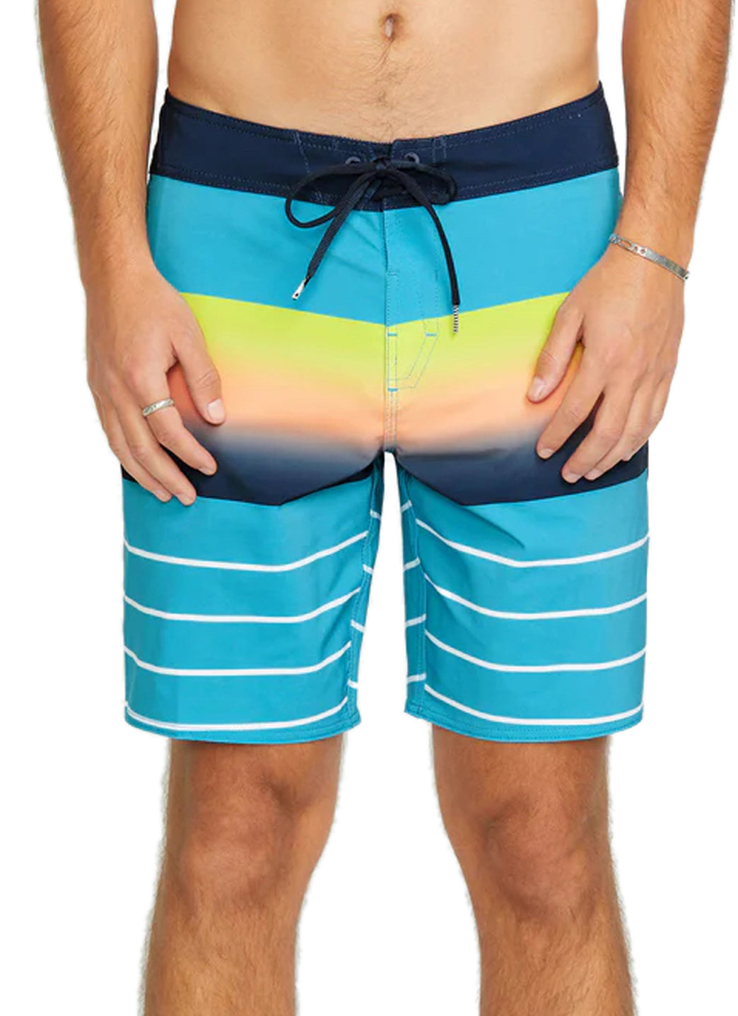 Volcom Men's Quarta Fade Mod-Tech 19" Board Shorts