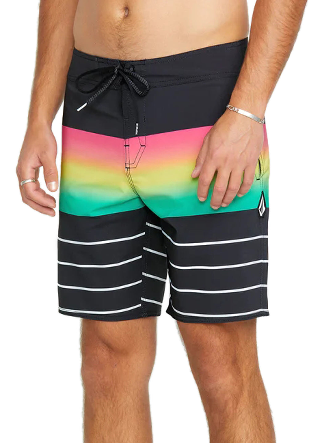 Volcom Men's Quarta Fade Mod-Tech 19" Board Shorts