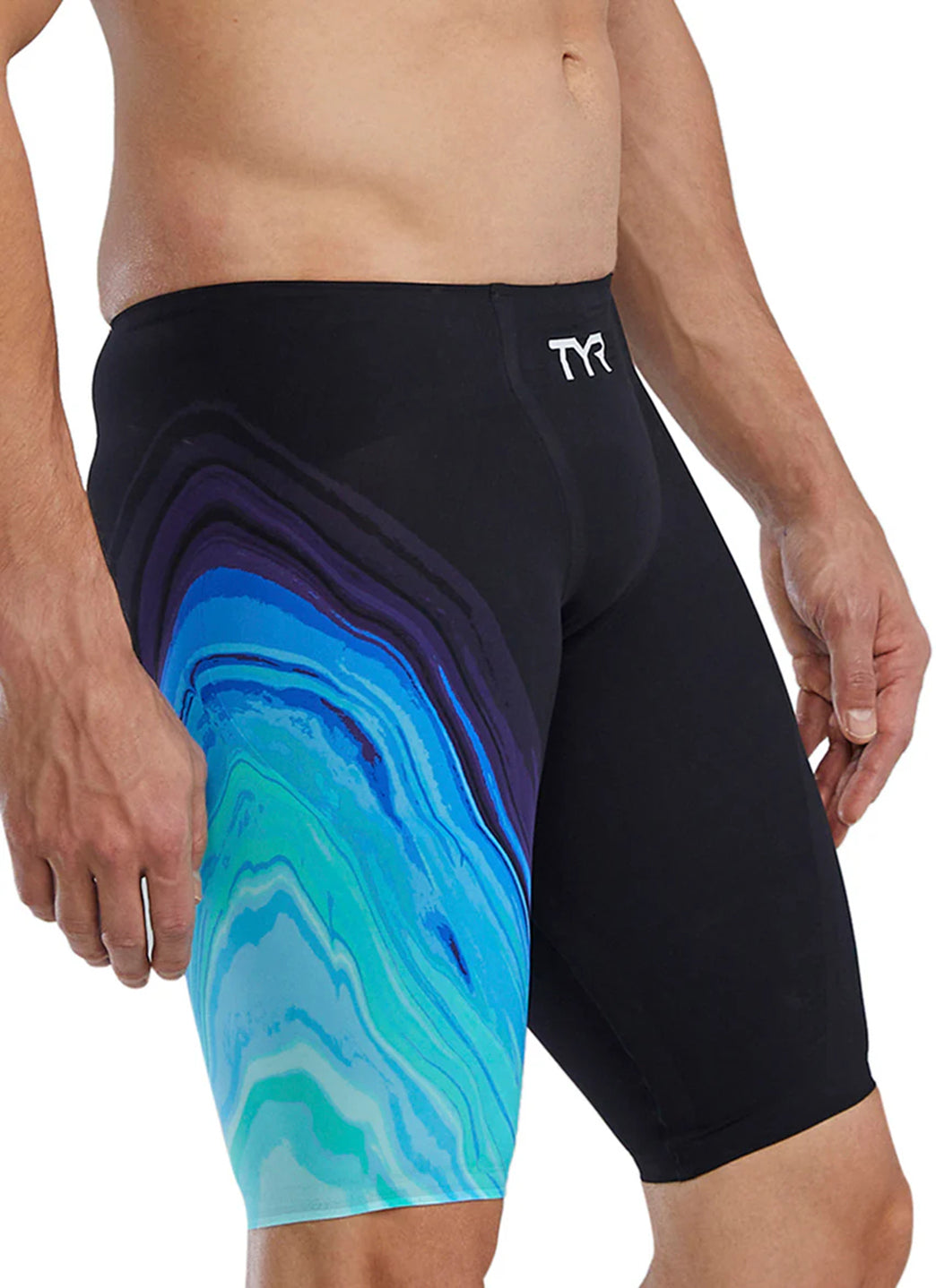 TYR Men's Venzo Volconyx Jammer Tech Suit Swimsuit
