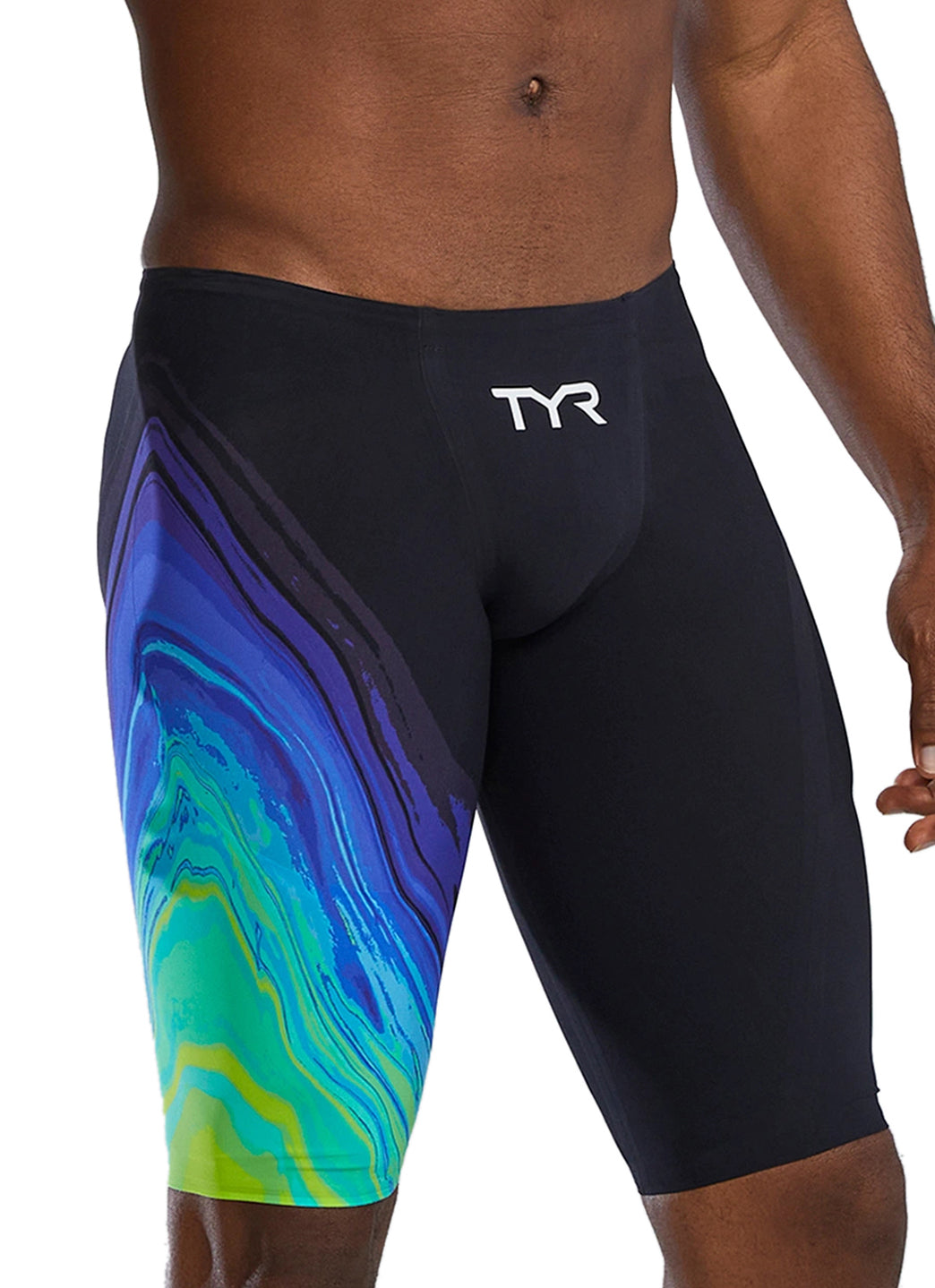 TYR Men's Venzo Volconyx Jammer Tech Suit Swimsuit