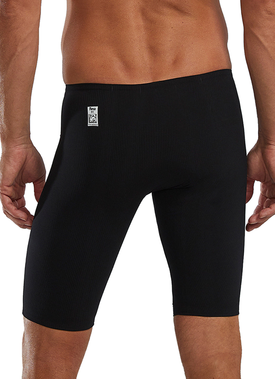 TYR Men's Solid Shockwave High Waist Jammer Tech Suit Swimsuit